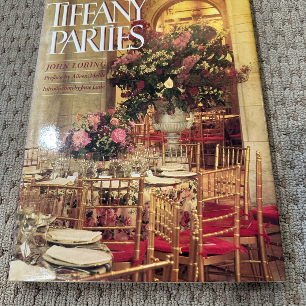 Tiffany Parties Hardcover Coffee Table Book